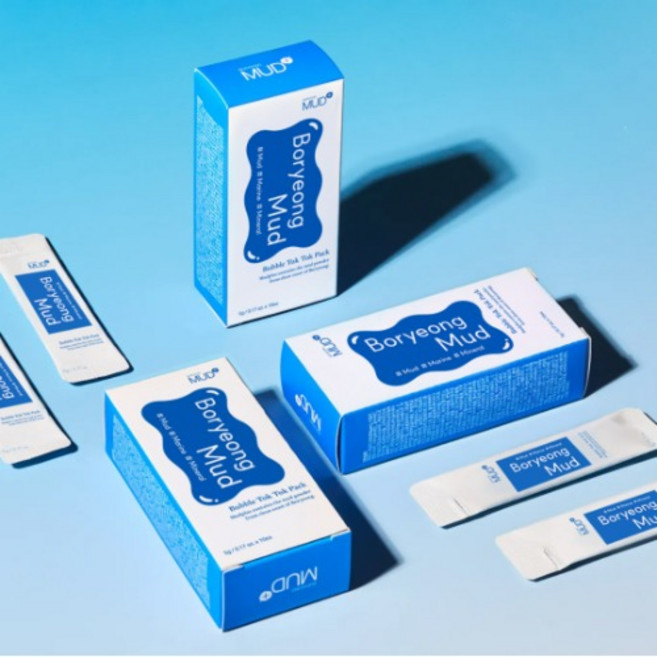 보령머드 버블 톡톡 팩 2g 10개 개별포장 모공청소 피지 블랙헤드 진정 홈에스테틱, 1개, 10개입