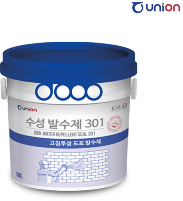 유니온 발수제 301 고침투 수성발수제 18L, 1개