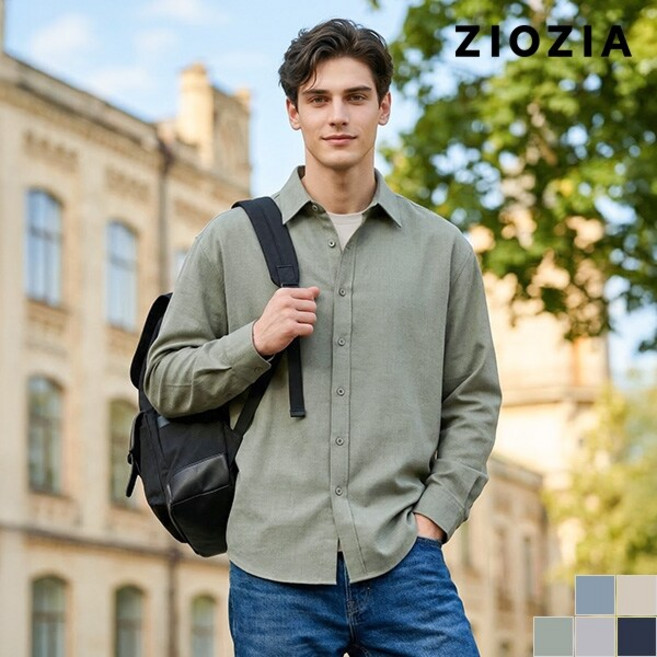 지오지아 베이직 플란넬 솔리드 셔츠 ABD1WC1101