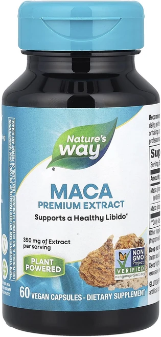 몸관리하세요 겨울입니다 Nature's Way 마카 프리미엄 추출물 350mg 베지 캡슐 60정 특별관리진행, NaturesWay마카프리미엄추출물350mg베지캡슐60, 1개 - 쿠팡