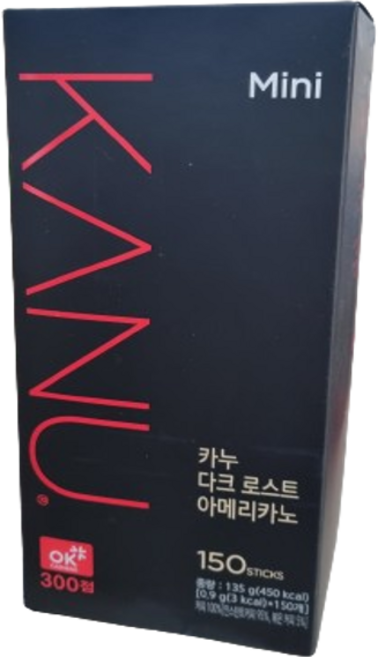 카누 미니 다크, 135g, 150개입, 5개