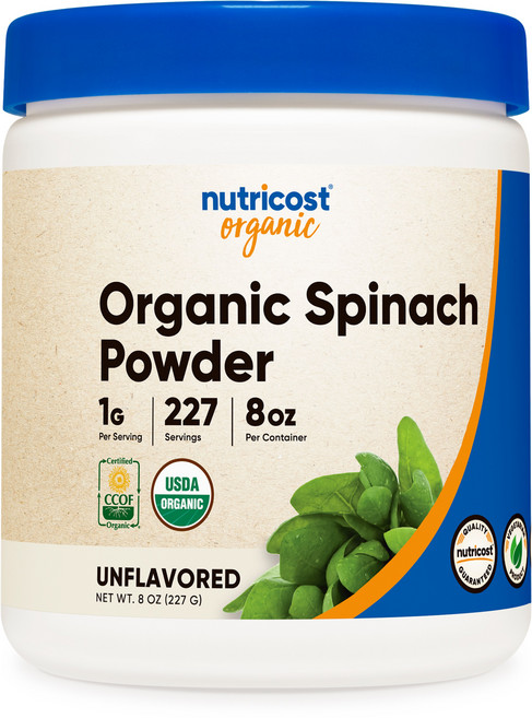 뉴트리코스트 오가닉 시금치 파우더 8oz 227회분, 226.797g, 1개