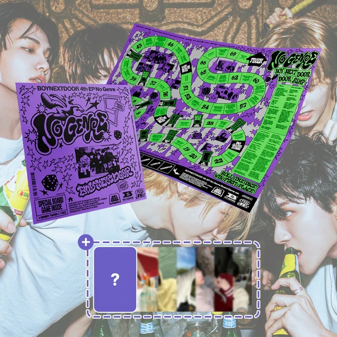 [특전] 보이넥스트도어 앨범 노장르 4집 No Genre 아이필굿 보넥도 보드게임 멤버, 랜덤 1종 + 특전 - 쿠팡