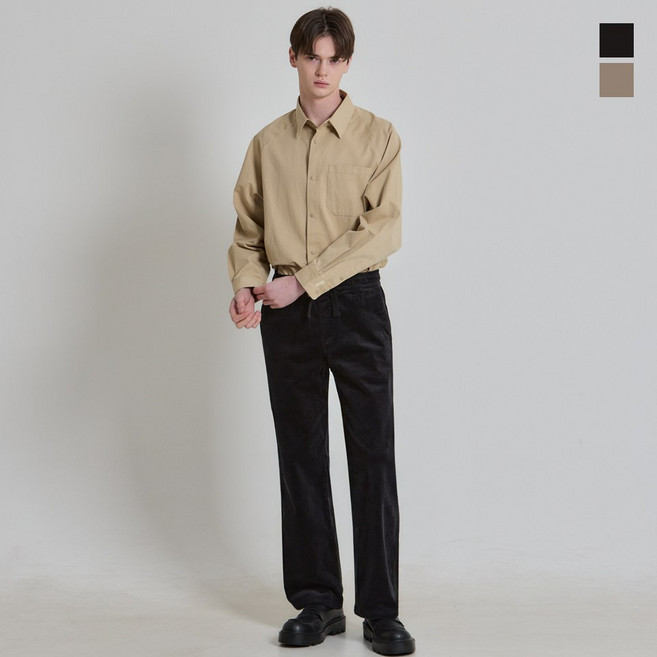 [더블유스탠다드(W STANDARD)] 코듀로이 와이드 팬츠