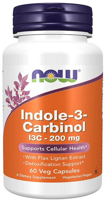 나우푸드 인돌3 카비놀 카르비놀 캡슐 에스트로겐 대사 & 호르몬 균형 지원, 1개, 60정