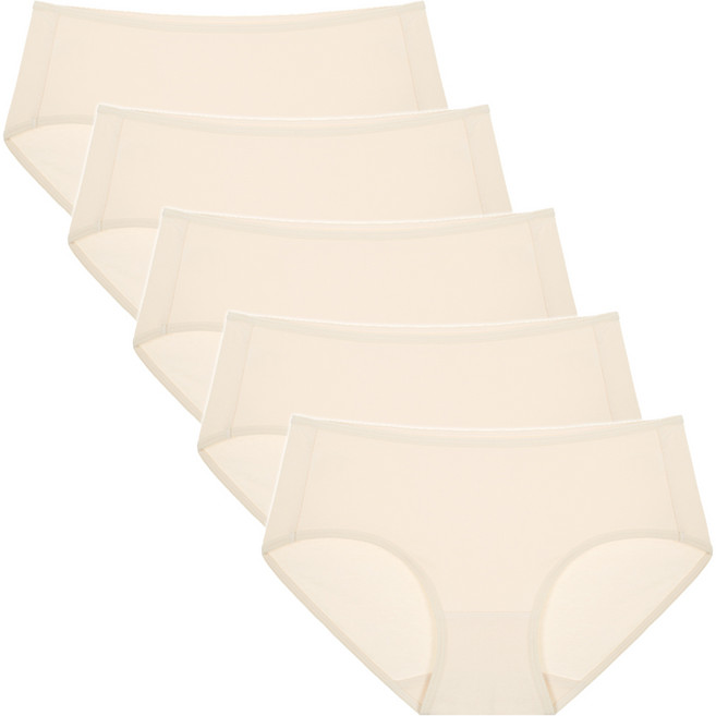 엘라운지 M~5XL 초빅사이즈 면스판 팬티 5매세트