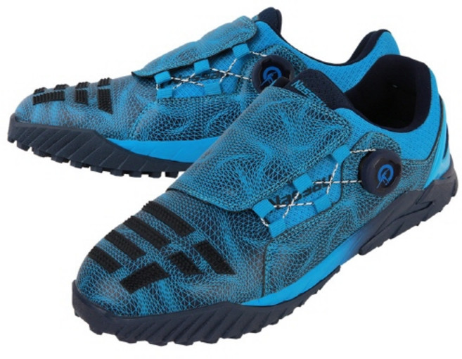 끼리 낫소 Dial 퀵 다이얼 원터치 족구화 블루 안정적 트래핑 뛰어난 접지력