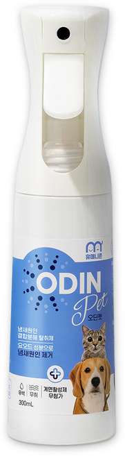 (탈취제 미국 아마존 판매 1위 동일성분) 휴매니존 오딘펫 강아지 고양이 모래 소취제 소변 오줌 배변냄새 제거 스프레이, 1개, 300ml