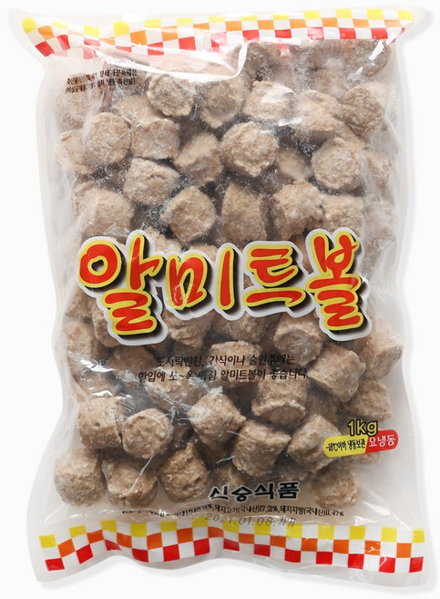 알미트볼 1kg 신승식품 냉동미트볼 업소용식자재, 1개