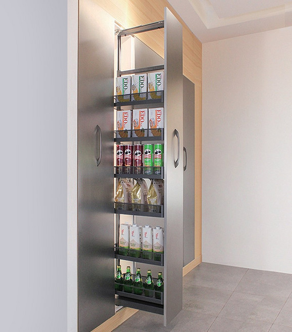 NOVA 빌트인 틈새망장 150/200/300 틈새수납장 펜트리장, 200용