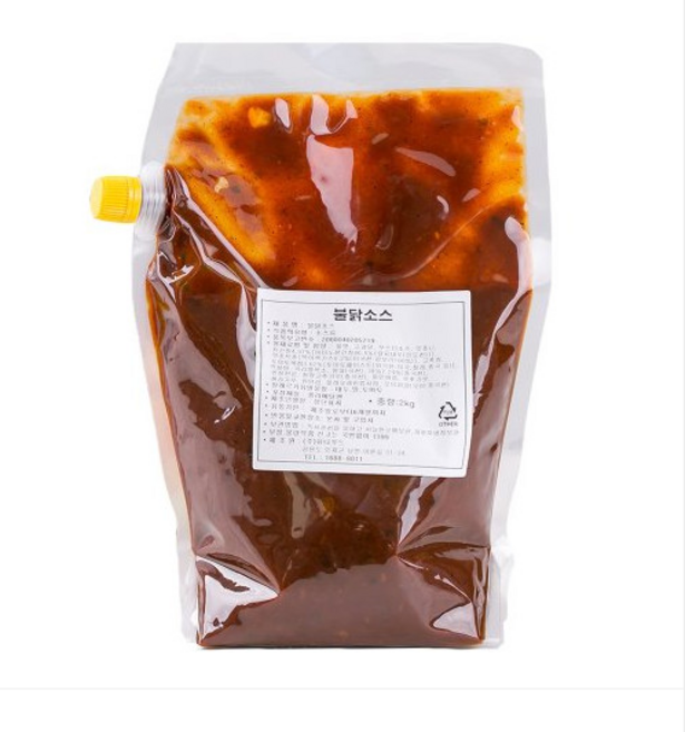 유니푸드 불닭소스 2kg 매운소스, 1개
