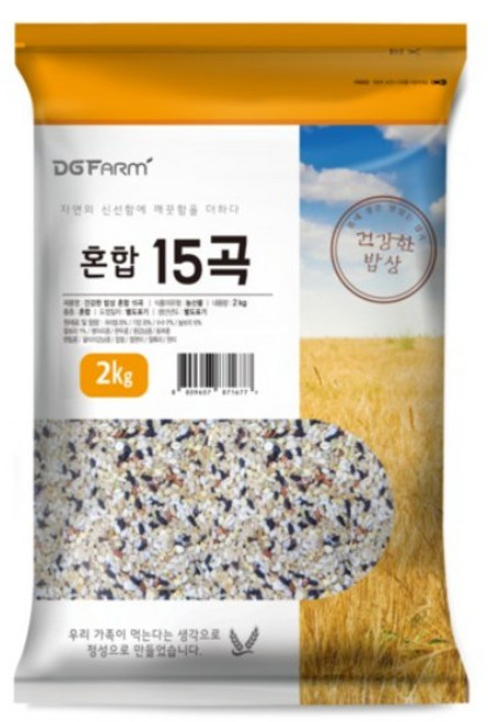 대구농산 혼합 15곡, 2kg, 3개