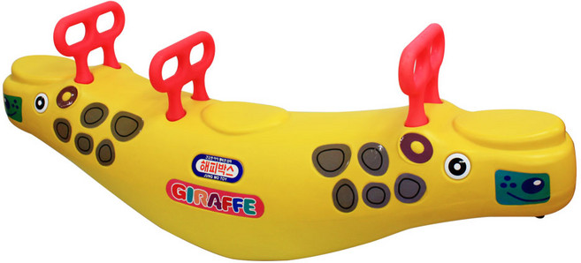 중모토이 놀이터 기린시소 유아시소, 혼합색상, 1개