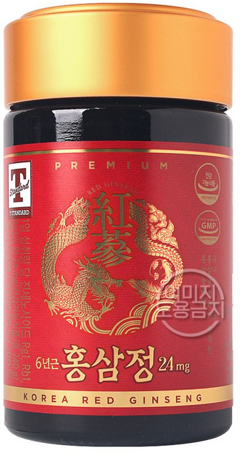 티 스탠다트 6년근 홍삼정 24mg, 1개, 240g