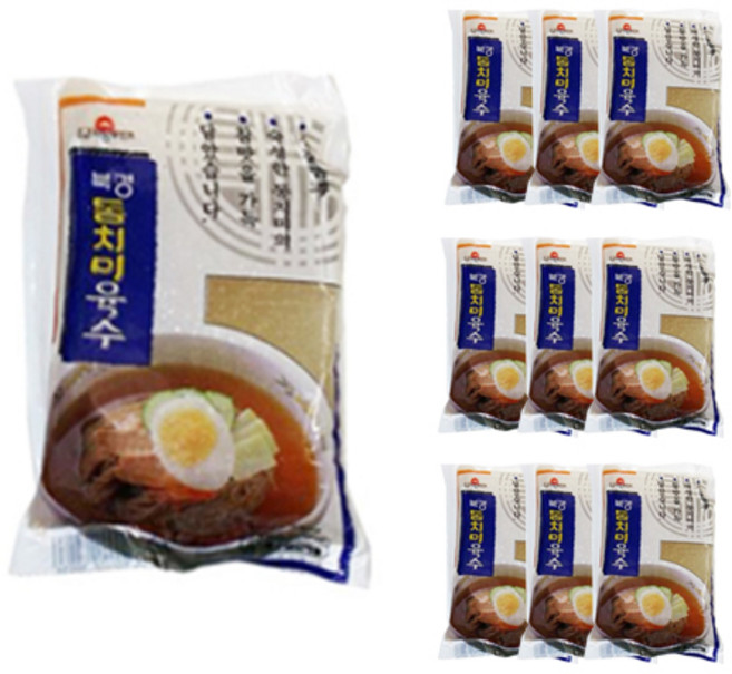 서양푸드 북경 동치미 냉면 육수 330g 물냉면 비빔냉면 묵밥 묵사발 묵육수, 10개
