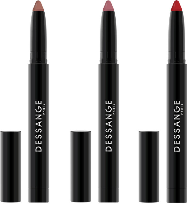 데상쥬파리 퍼펙트 립스 립스틱 앤 라이너, 퓨어레드, 1개