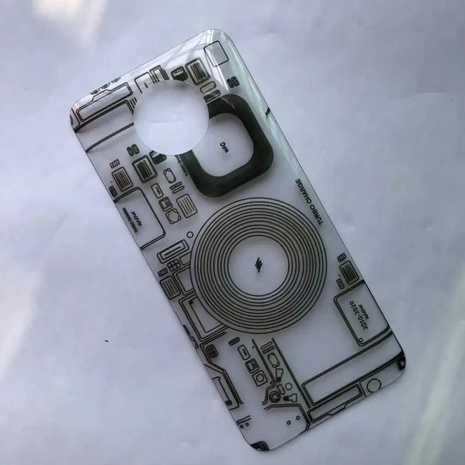 XIAOMI 호환 Poco F2 Pro 배터리 커버 용 투명 후면 유리 패널 하우징 케이스 (카메라 렌즈 교체 + 접착제, 01 Explorer No Lens