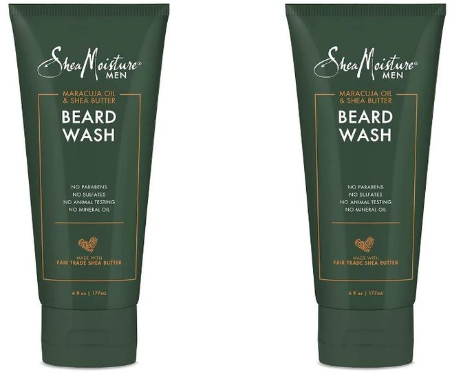 SheaMoisture 시어모이스처 비어드 워시 마루쿠자 오일 앤 시어 버터 177ml 2팩 - 쿠팡