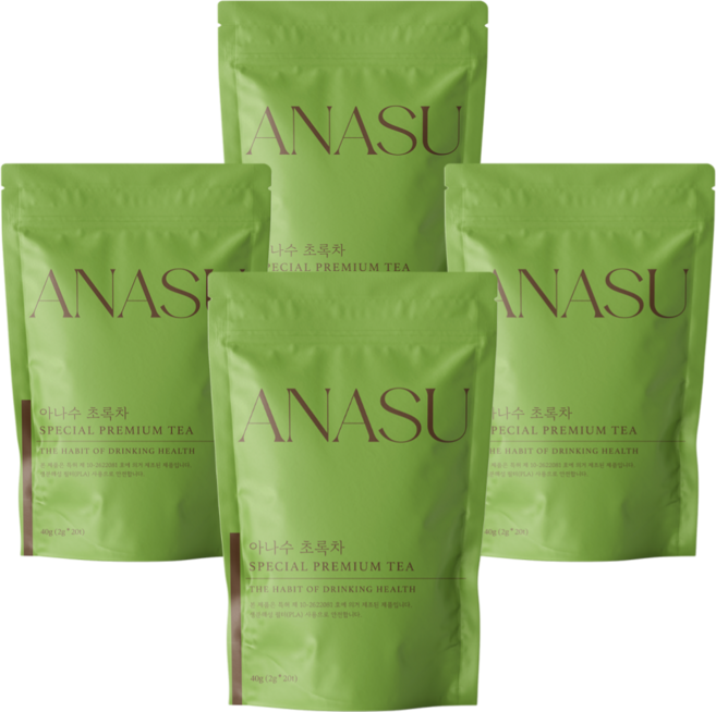 아나수 당뇨 혈당 관리 특허제조 여주 돼지감자 티백차, 2g, 4개, 20개입