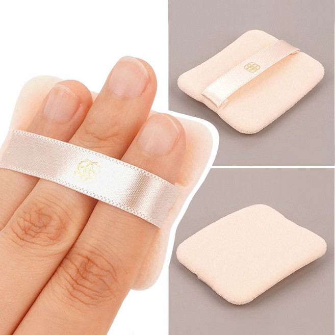 후로킹 분첩 2P 사각 퍼프 파우더 트윈케익 화장lov6+1fmC, 1