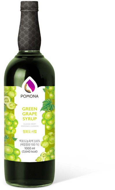 포모나 청포도 시럽 1L, 1개