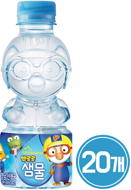 팔도 뽀로로 샘물, 250ml, 20개