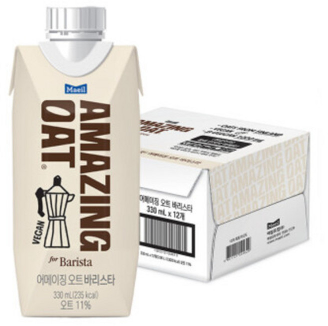 어메이징오트 바리스타, 330ml, 12개