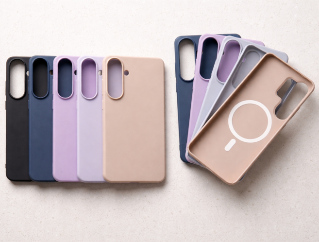 포앤디 3배자력 맥세이프 슬림 매트 무광 파스텔 컬러 PC 강력 자력 얇은 하드 폰케이스