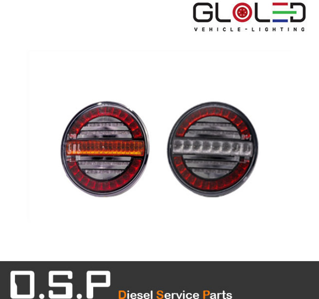 LED 면발광 원형 무빙 데루등﻿ 12/24V [FT-213/FT-214], 미등/브레이크등/방향지시등, 1개