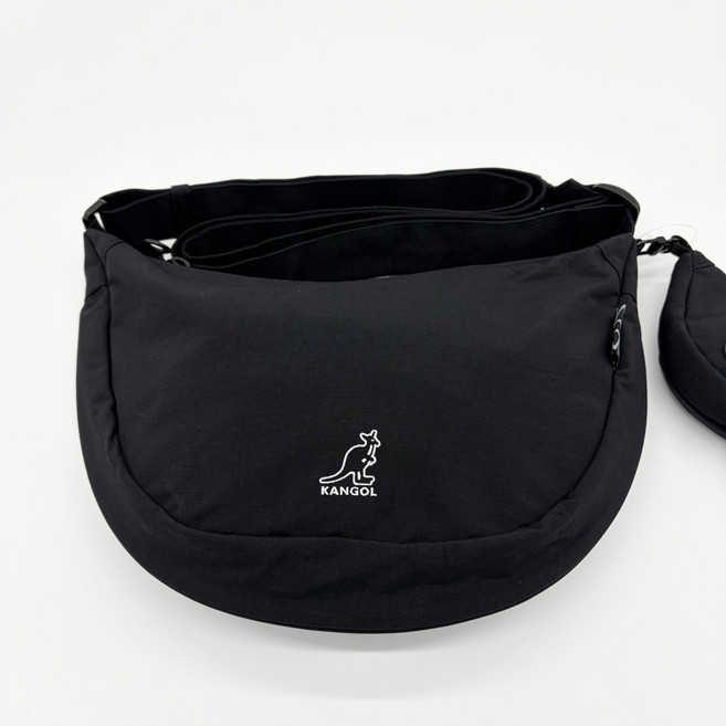 (백화점 정품) 캉골 에센셜 호보 크로스백 여성 데일리 남성 가벼운 캐주얼 가방