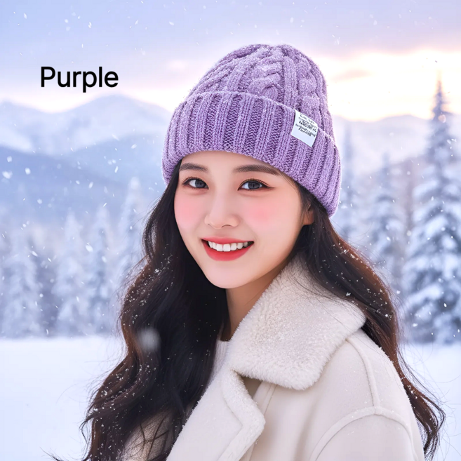 하트워밍 겨울 데일리 니트비니 남녀공용 방한모자 (8컬러)