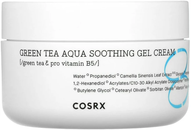 CosRx (코스알엑스) 하이드리움 그린티 아쿠아 수딩 젤 크림 50ml(1.69fl oz), 50ml, 1개 - 쿠팡