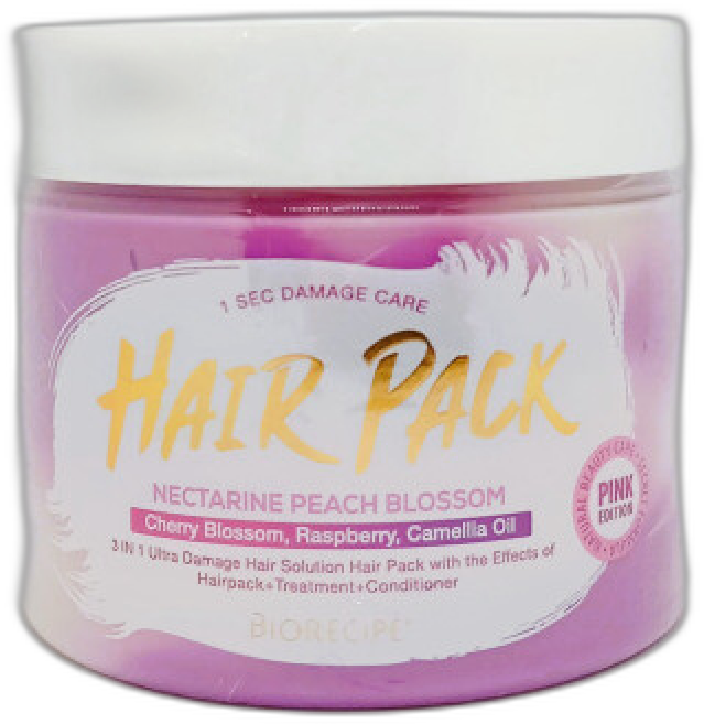 바이오레시피 헤어팩 1초 데미지 케어 핑크에디션, 1개