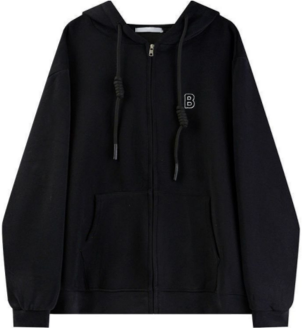 Habawoo 빅사이즈 오버핏 후드집업 캐주얼 트레이닝복