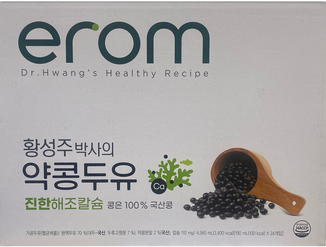 New / 오리지널 약콩두유 190ml x 24개입, 1개
