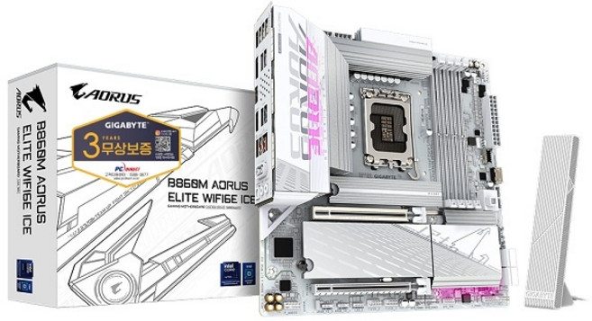 GIGABYTE GIGABYTE B860M AORUS ELITE WIFI6E ICE 피씨디렉트