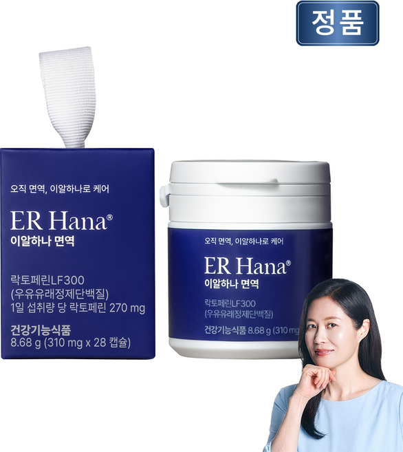 이알하나 면역 LF300 온가족 면역력 영양제, 1박스, 28정