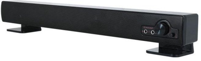 캐맥 전원 타입 PC 사운드바 스피커, CMK-727, 블랙
