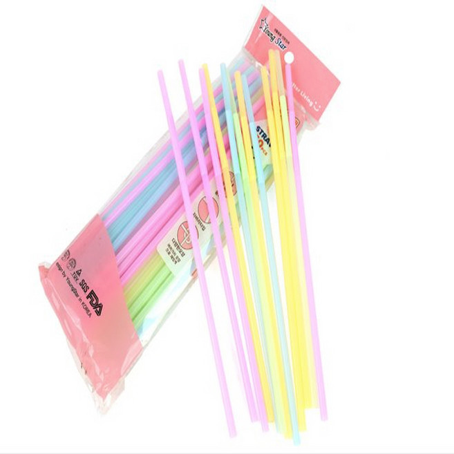 웨일베리나 일회용 롱타입 요술빨대 주름 스트로우50P 위생빨대 음료수빨대 주름빨대 일회용빨대 긴빨대 개별포장빨대