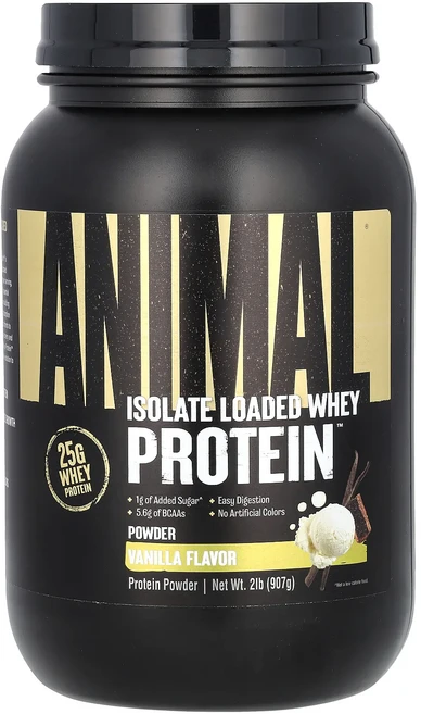 몸관리하세요 겨울입니다 Animal 분리유청단백질 로디드 유청 단백질 분말 바닐라 맛 907g(2lb) 특별관리진행, Animal분리유청단백질로디드유청단백질분말바닐라맛907, 907g, 1개 - 쿠팡