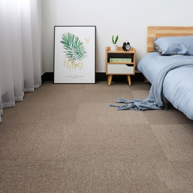 정싱 DIY 접착 러그 방음 방한 층간소음 카페트 타일 매트 사무실 침실 카펫