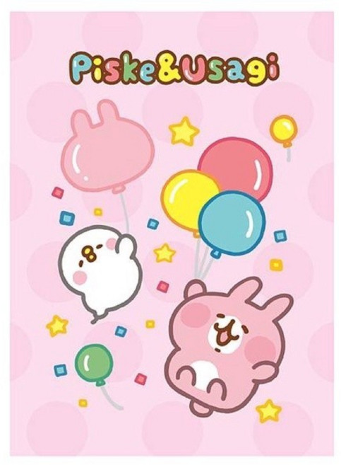 卡娜赫拉的小動物 P助兔兔 可愛筆記本 16K, 1個, 粉色