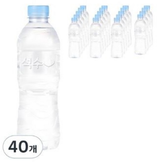 석수 무라벨, 500ml, 40개