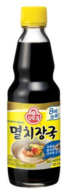 오뚜기 멸치장국 360ML x5개, 5개