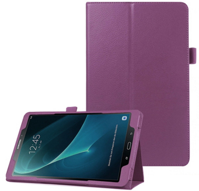 갤럭시탭A8 A7라이트 A6 컬러 스탠드 펜슬롯 가죽 플립 태블릿 케이스, stc062 블랙