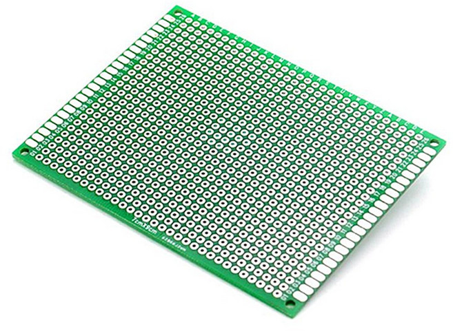 양면 만능 기판 70x90mm PCB 공보드 브레드보드 납땜, AT007. 만능양면기판 70x90mm, 1개