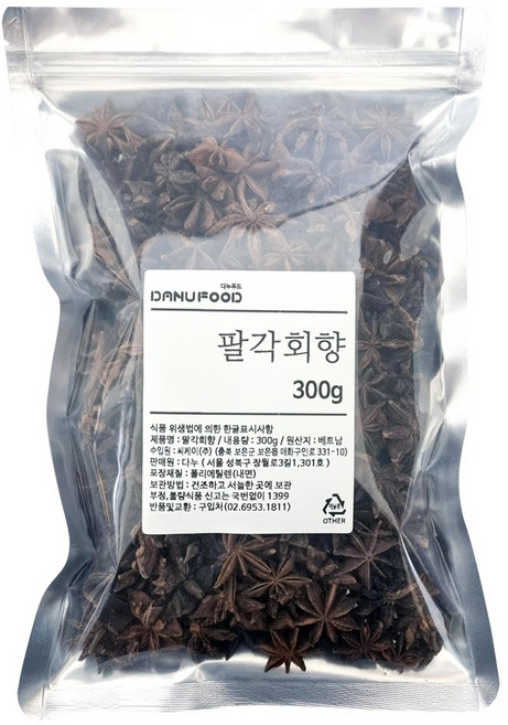 팔각향 스타아니스 팔각회향 300g, 1개