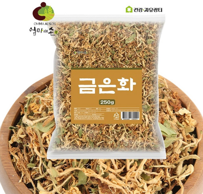 금은화꽃 말린 금은화 인동초 꽃 차, 250g