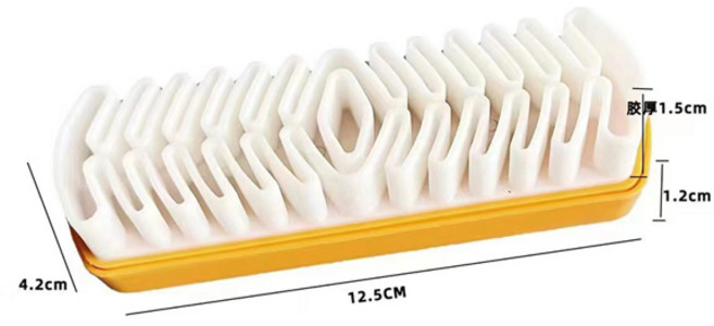 [차량용 초미세 브러쉬] 스웨이드 브러시 신발 클리너 자동차 가정용 청소 인테리어 누벅 가죽 클린 스크러버 리프레셔, [01] 1pc