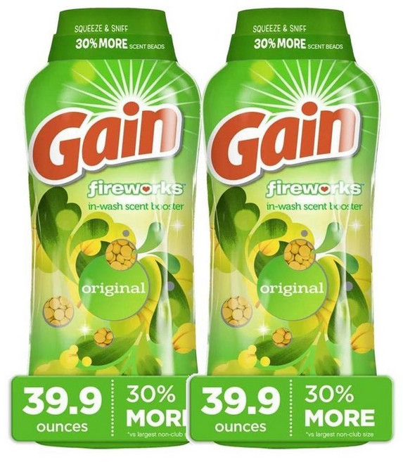 게인 파이어웍스 인워시 센트 부스터 비즈 오리지널 1.13kg, 2개